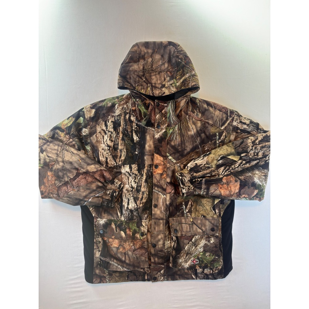 10X Mens Mossy Oak Camo Hunting Jacket Hooded Full Zip P290941 2XL
Camouflage
